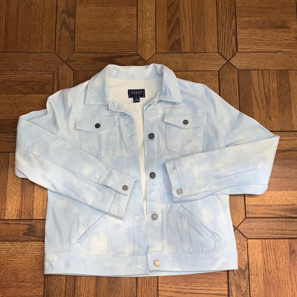 Chaps Whitewashed Denim Jacket - image 1